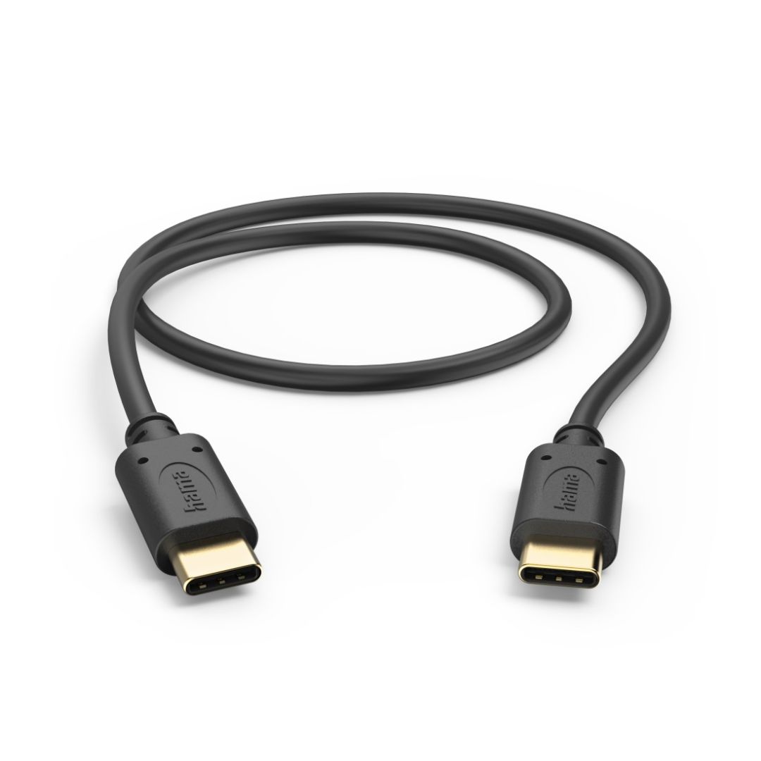 Hama USB-C to USB-C cable 0,5m Black