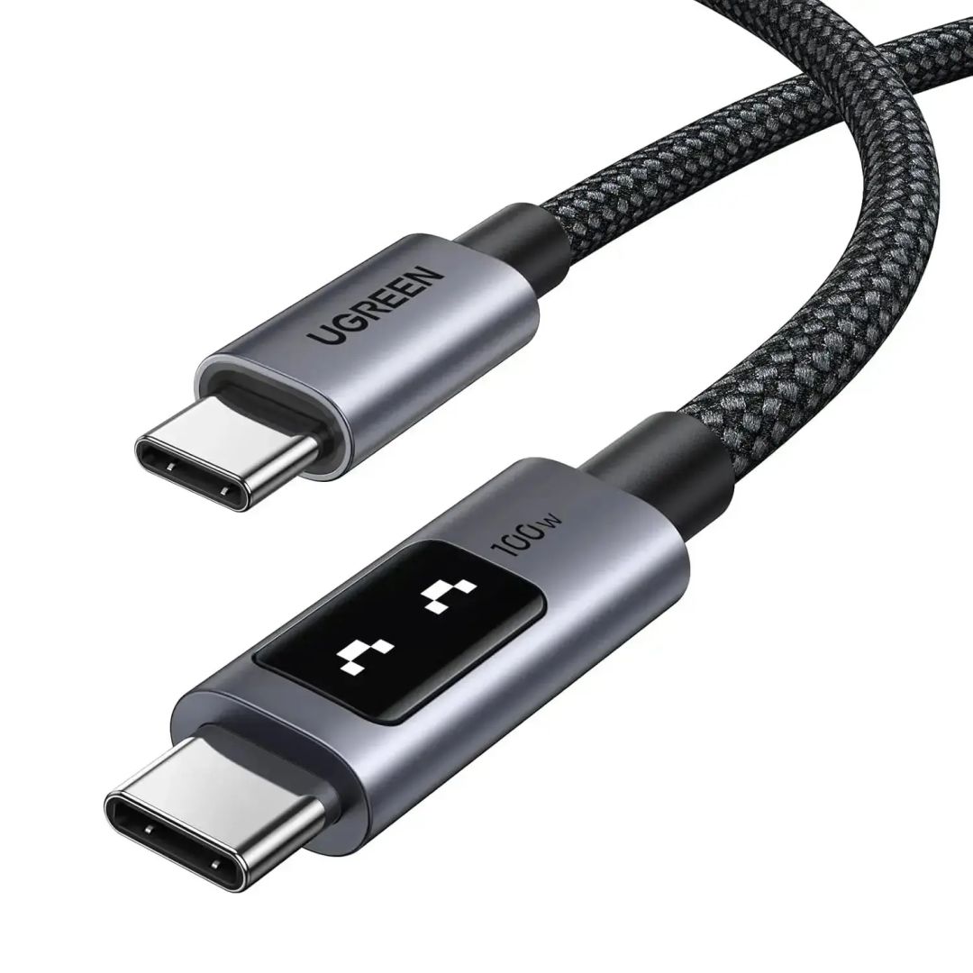 UGREEN Uno L509 100W USB-C charging data cable 2m Black