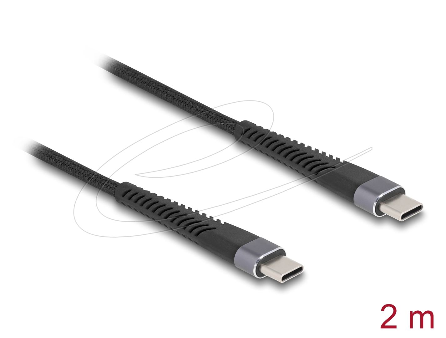 DeLock USB-C to USB-C cable 2m Black