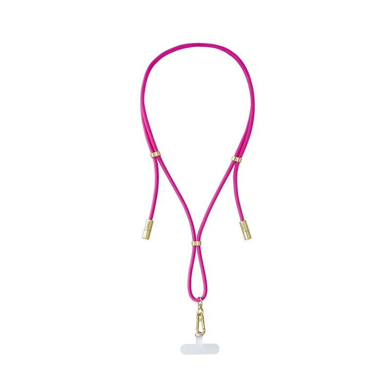 Intenso Cell Phone Charging Lanyard Cable 1,65m Neon Pink
