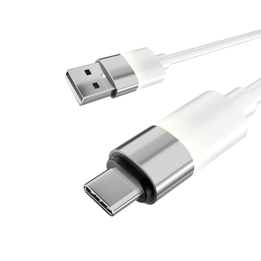Avax CB313 GLOWY USB-A - USB-C cable 2m White