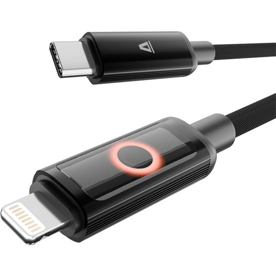 Avax CB650 PULSEY USB-C - Lightning 0,5m Grey