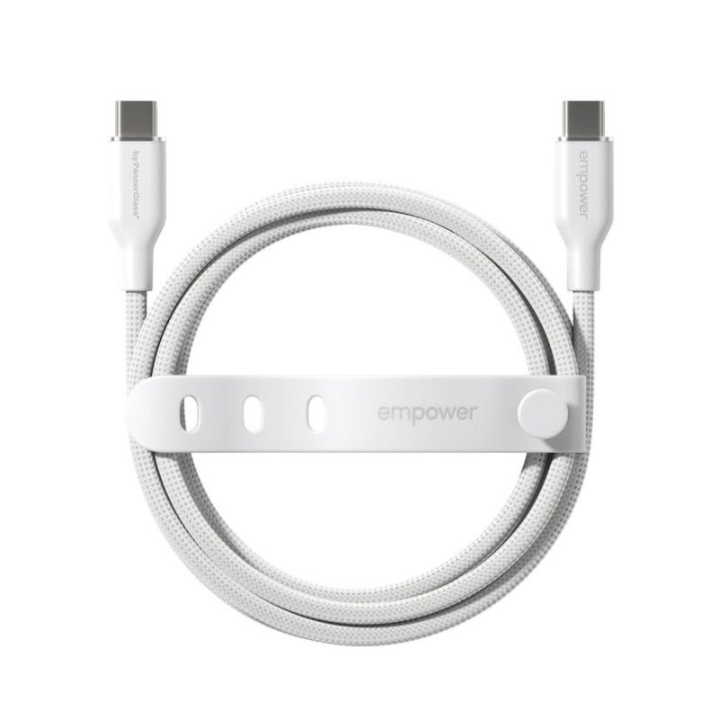 PanzerGlass 60W USB-C to USB-C USB 2.0 cable 2m White