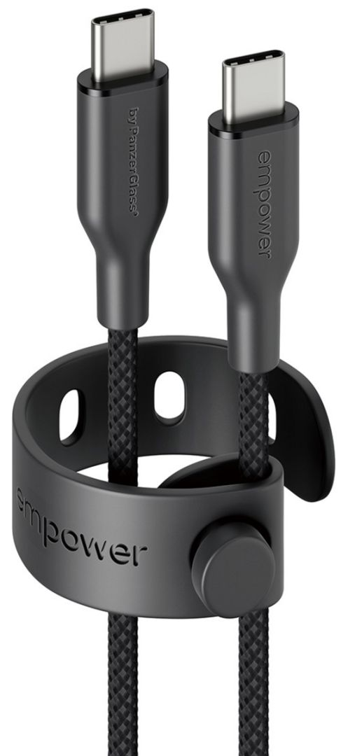 PanzerGlass Magnetic 240W USB-C to USB-C cable 1,5m Black