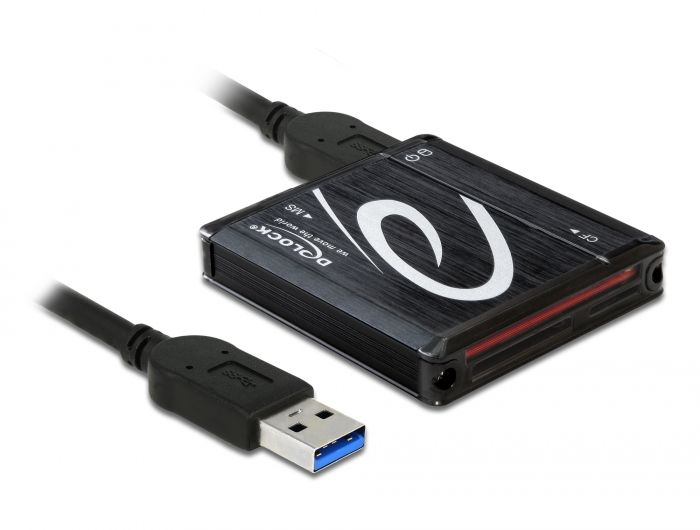 DeLock USB 3.0 All in 1 Card Reader Black