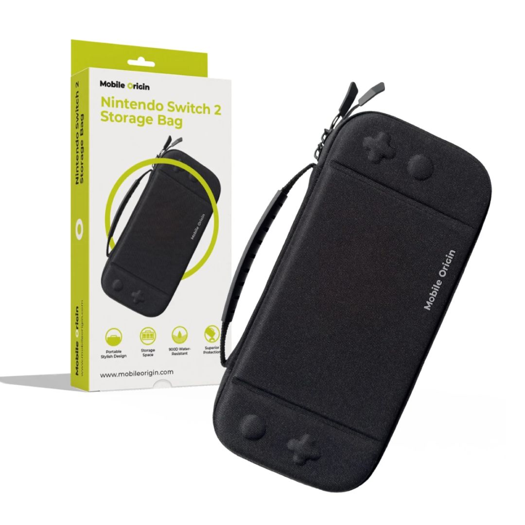 Mobile Origin Nintendo Switch 2 Storage Bag Black