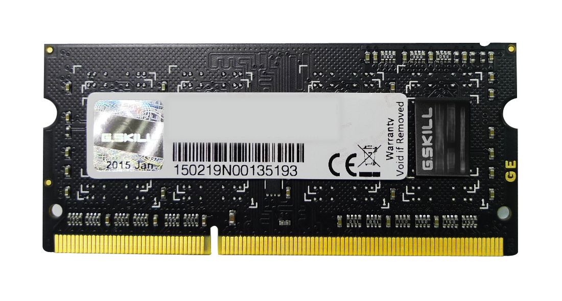 G.SKILL 8GB DDR3 1333MHz SODIMM Standard Black