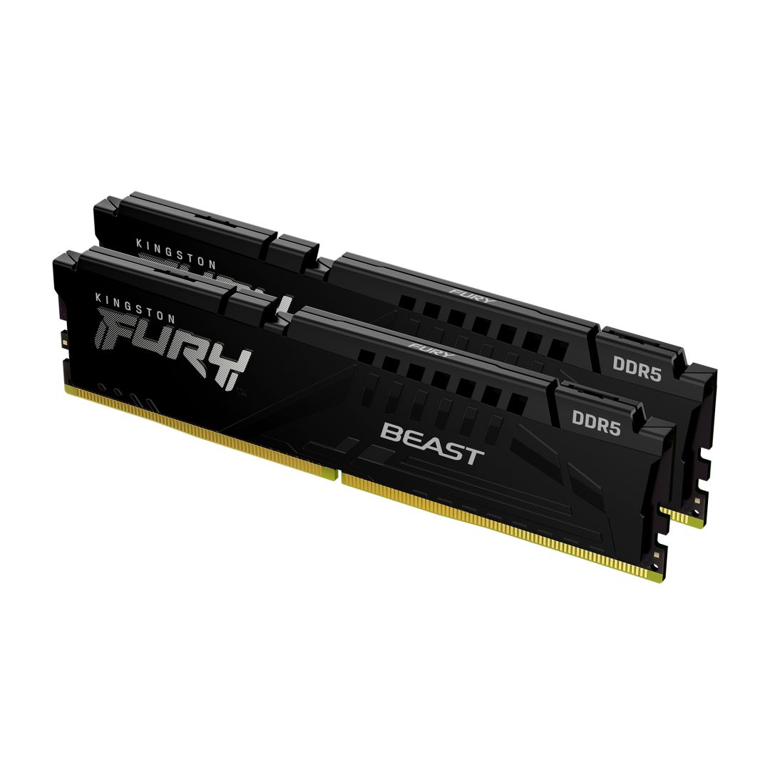 Kingston 16GB DDR5 5200MHz Kit(2x8GB) Fury Beast Black