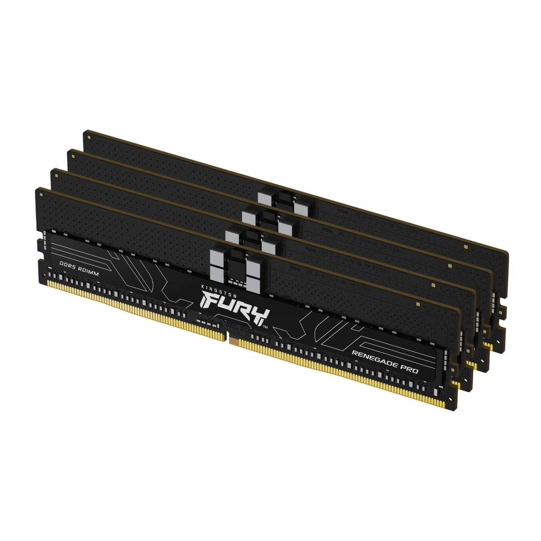 Kingston 128GB DDR5 6800MHz Kit(4x32GB) Fury Renegade Pro Black