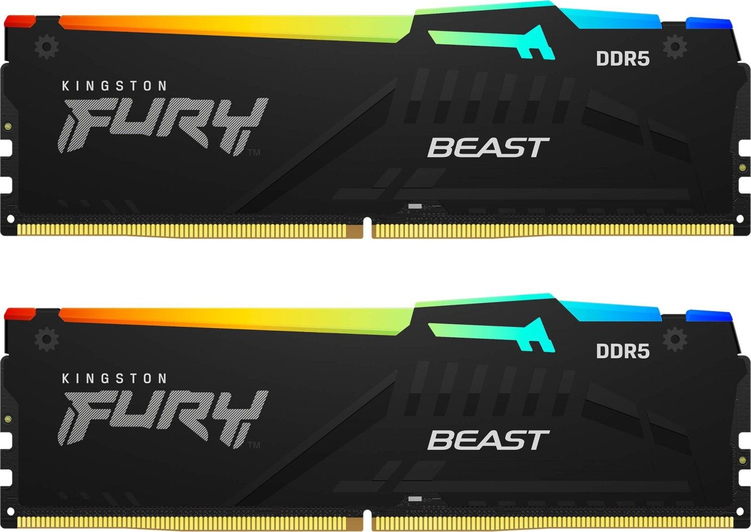 Kingston 32GB DDR5 6800MHz Kit(2x16GB) Fury Beast RGB Black