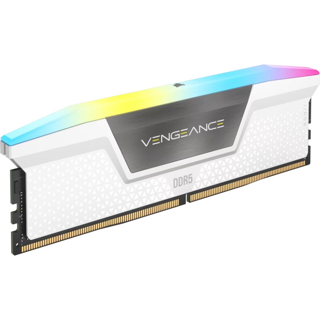 Corsair 64GB DDR5 6400MHz Kit(2x32GB) Vengeance RGB White