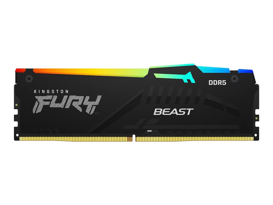 Kingston 32GB DDR5 5600MHz Fury Beast RGB Black
