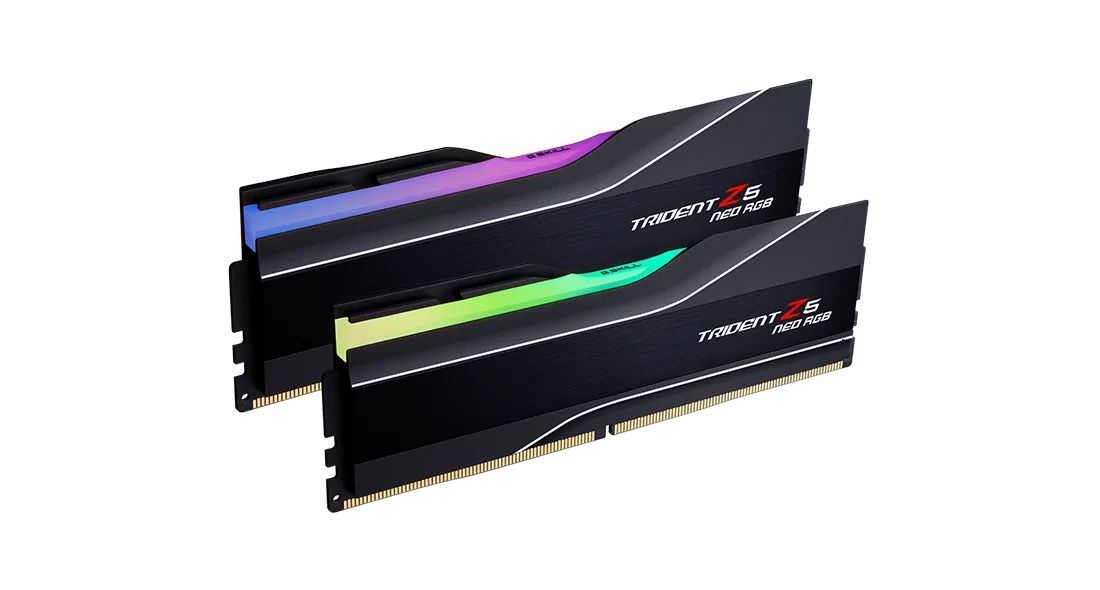 G.SKILL 128GB DDR5 6000MHz Kit(2x64GB) Trident Z5 Neo RGB Black