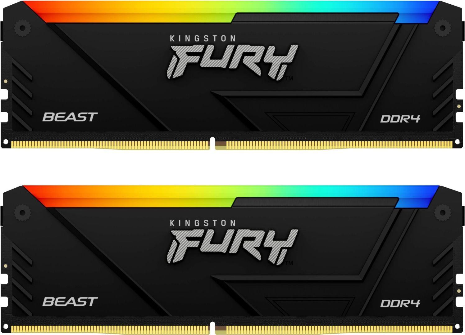 Kingston 16GB DDR4 3200MHz Kit(2x8GB) Fury Beast RGB Black