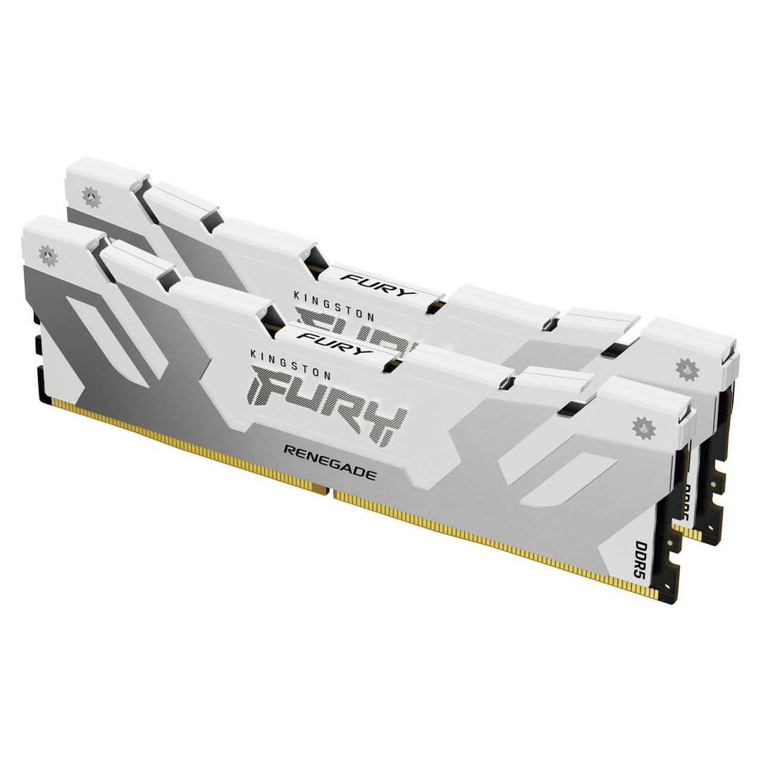 Kingston 32GB DDR5 6000MHz Kit(2x16GB) Fury Renegade White/Silver