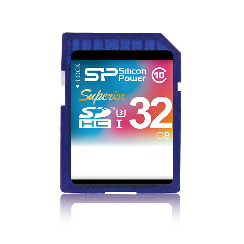 Silicon Power 32GB Superior SDHC Class 10 UHS-1 (U3)