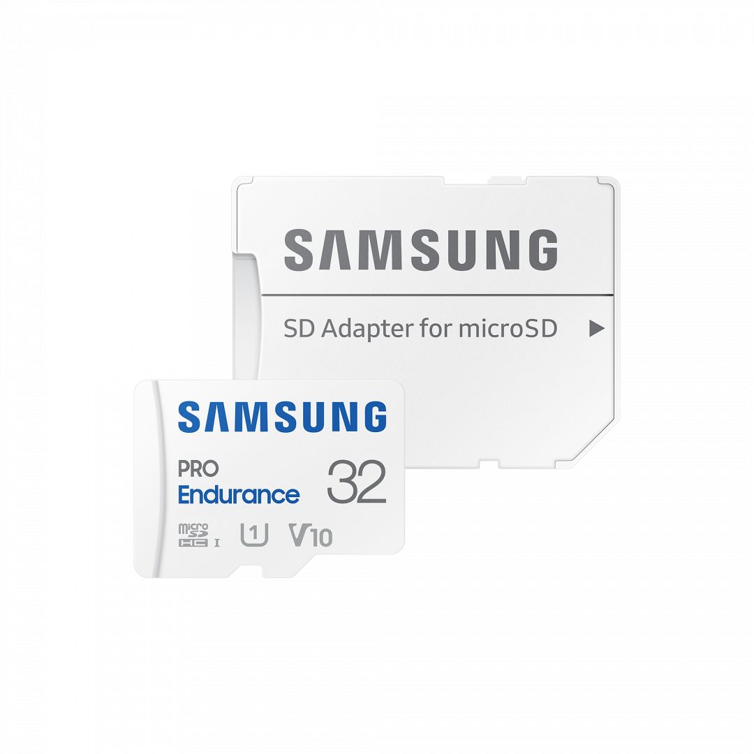 Samsung 32GB microSDHC Class10  U1 V10 PRO Endurance + adapterrel