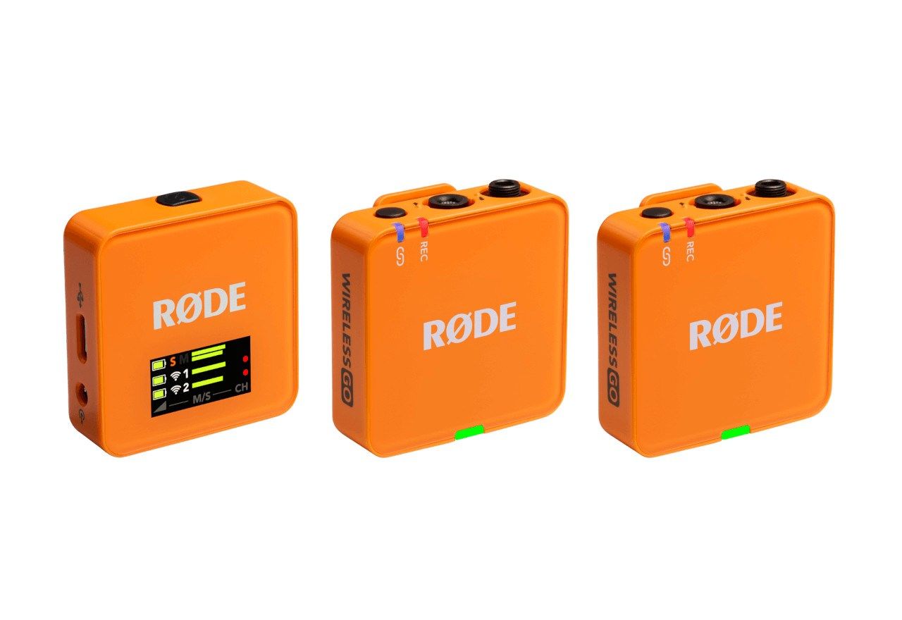 Rode Wireless GO III Compact Wireless Microphone System Orange