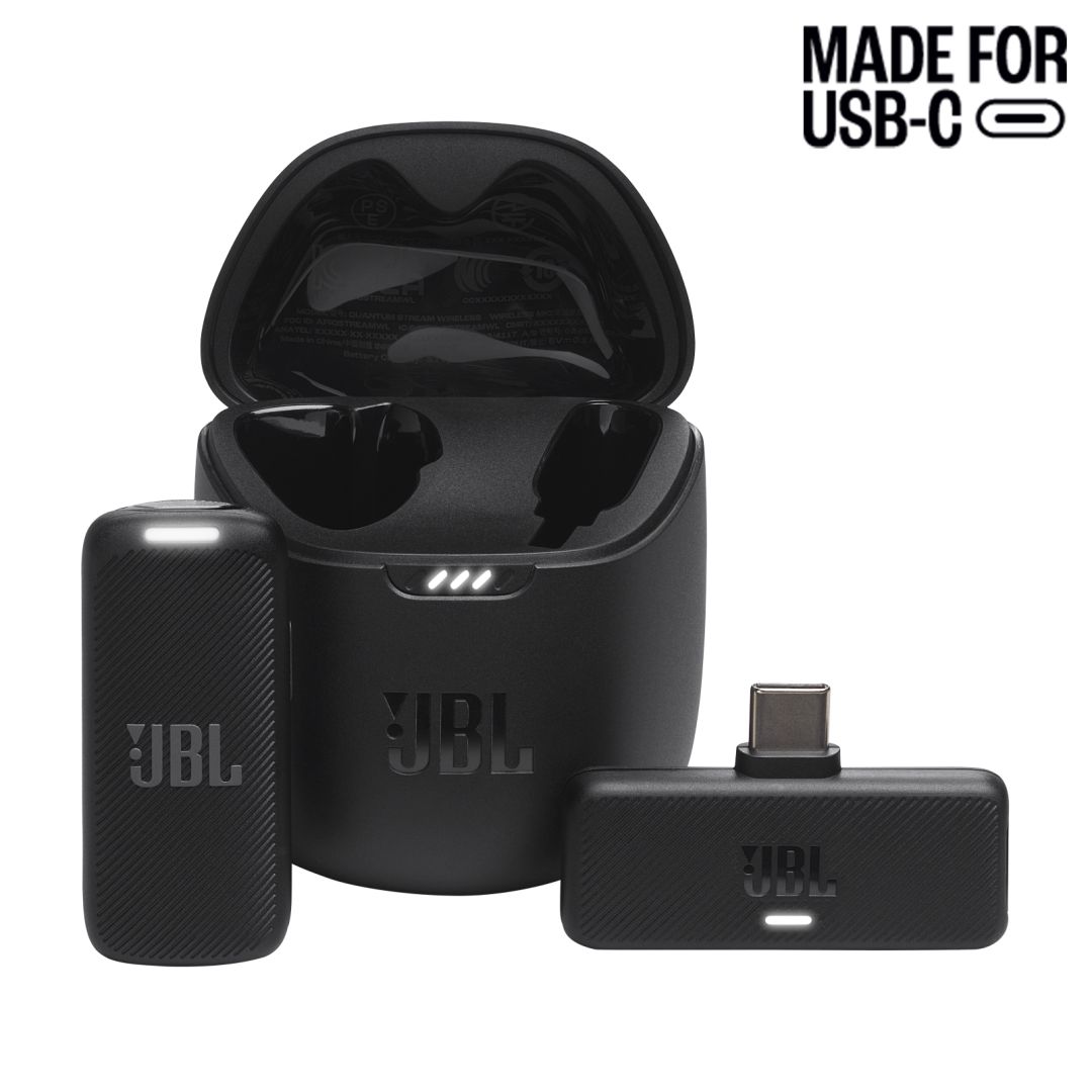 JBL Quantum Stream Wireless USB-C Microphone Black