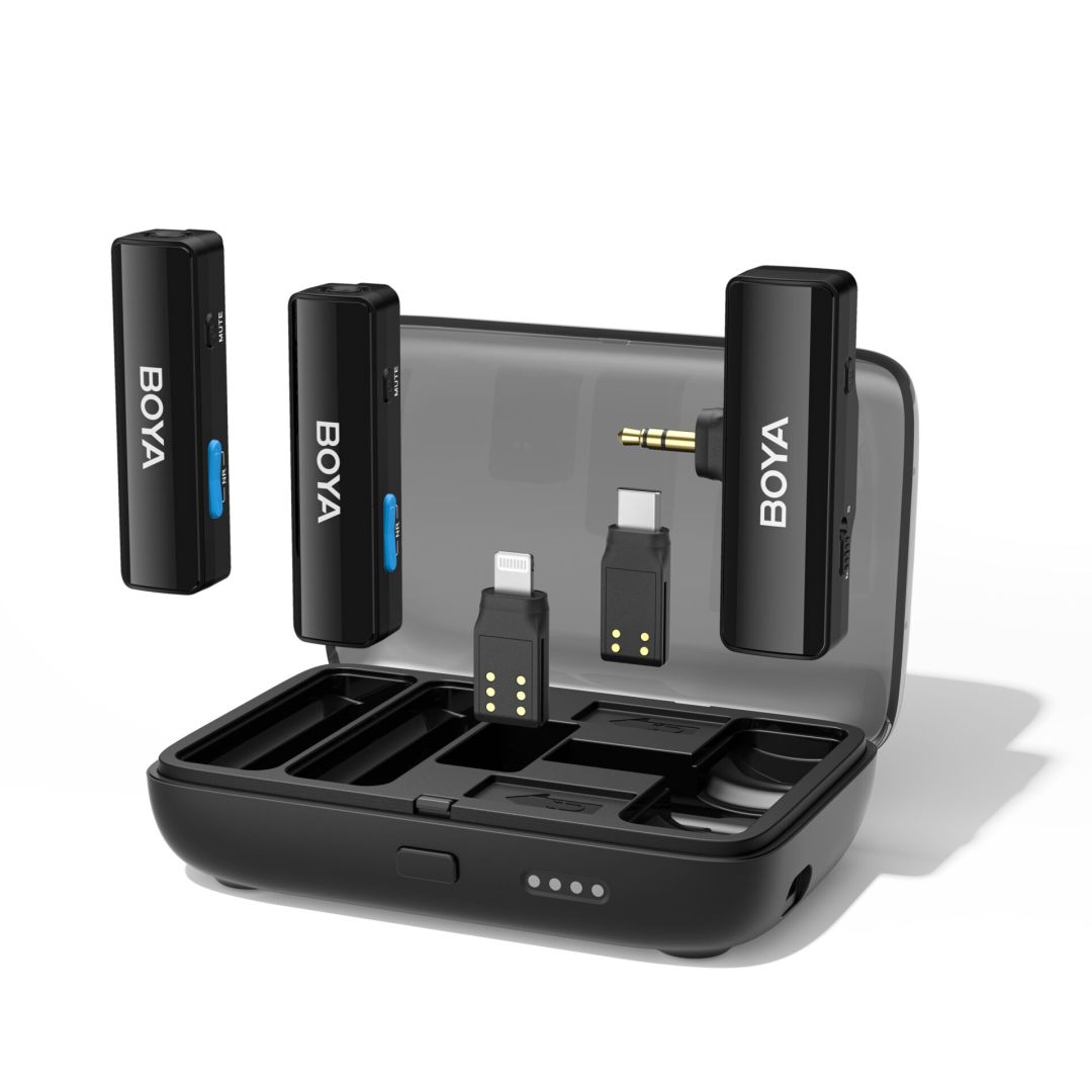 BOYA Boyalink 2TX + 3RX Wireless microphone Black