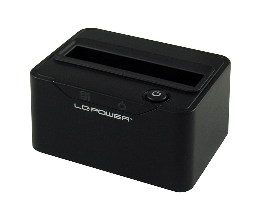 LC Power LC-DOCK-C HDD docking station Black