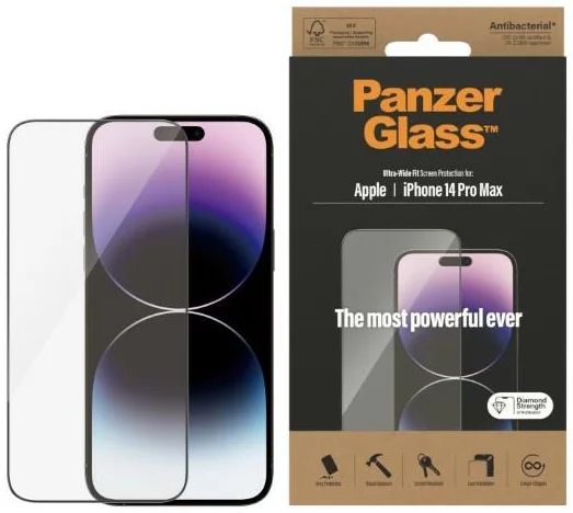 PanzerGlass Screen Protector for iPhone 14 Pro Max UWF