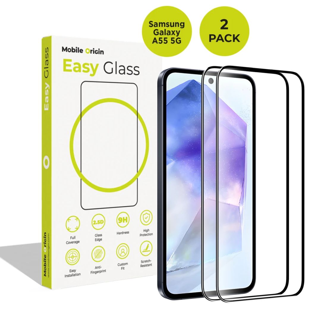 Mobile Origin EasyGlass Samsung Galaxy A55 5G 2 Pack