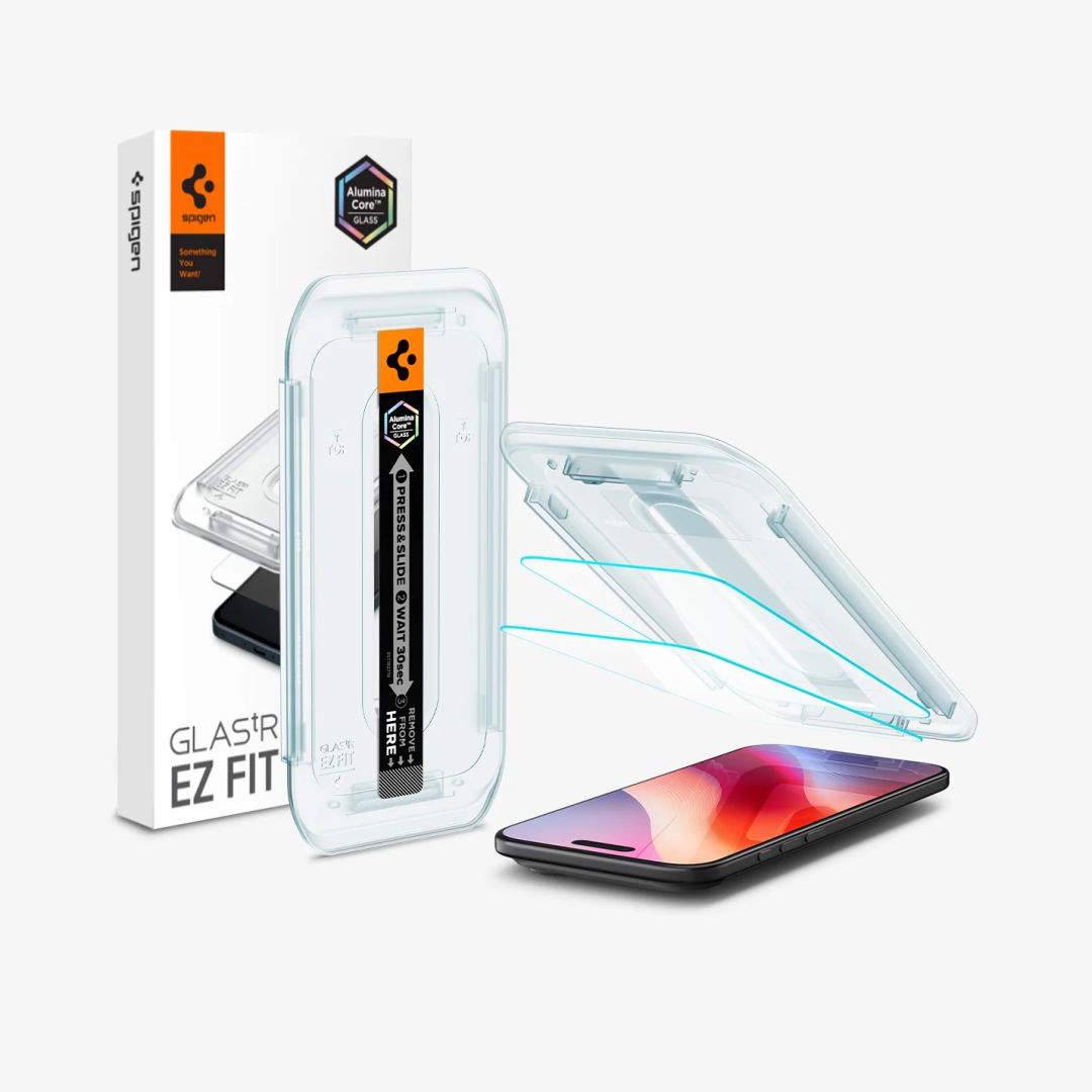 Spigen Glass tR EZ Fit for iPhone Air 2 Pack Transparency