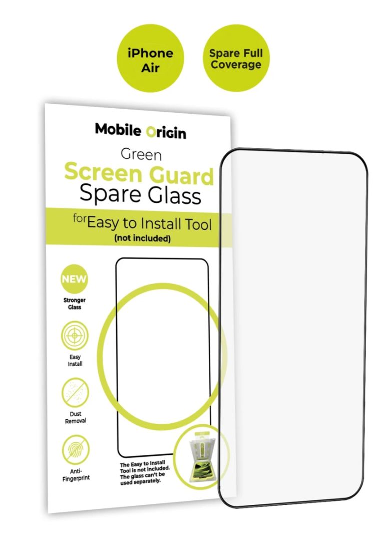 Mobile Origin Screen Guard Spare Glass Full Coverage for iPhone Air