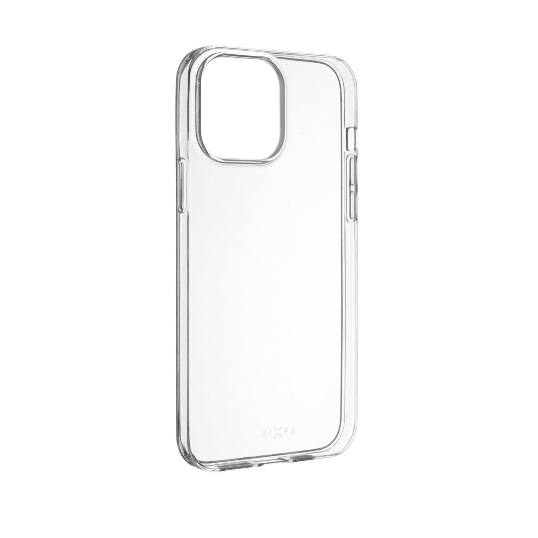 FIXED Slim AntiUV szilikon tok Apple iPhone 13 Pro Max telefonhoz, átlátszó