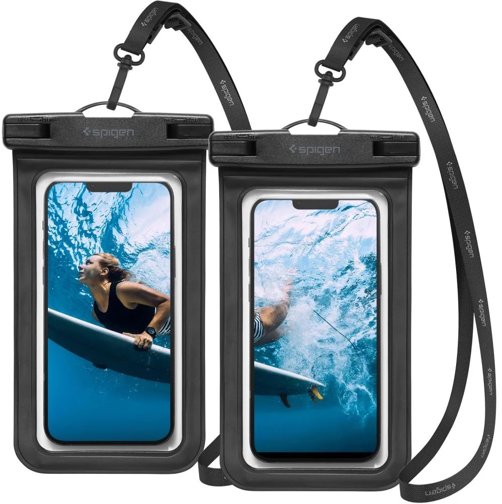 Spigen Aqua Shield WaterProof Case A601 2 Pack Black
