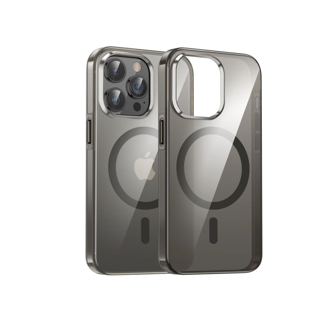 Dviced Magsafe iPhone 15 Pro Clear case Black