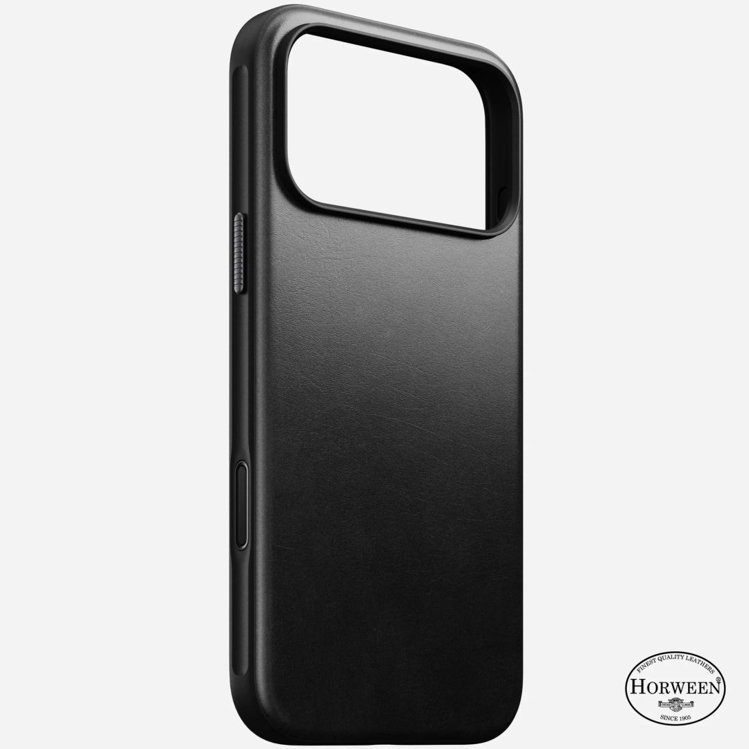 Nomad Modern Leather Case for iPhone 17 Pro Max Black