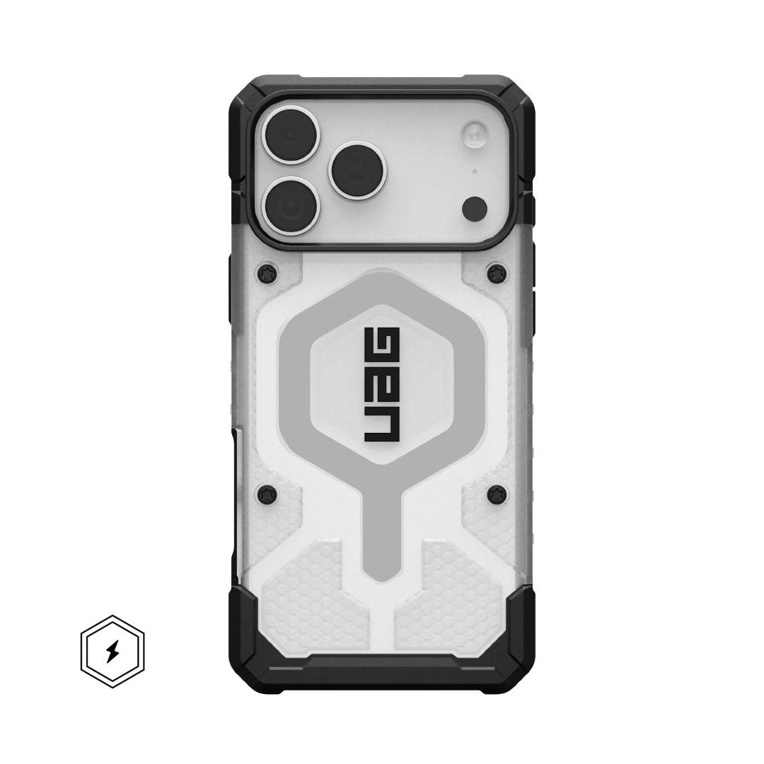UAG Pathfinder Clear Magsafe case for iPhone 17 Pro Max Ice/Silver