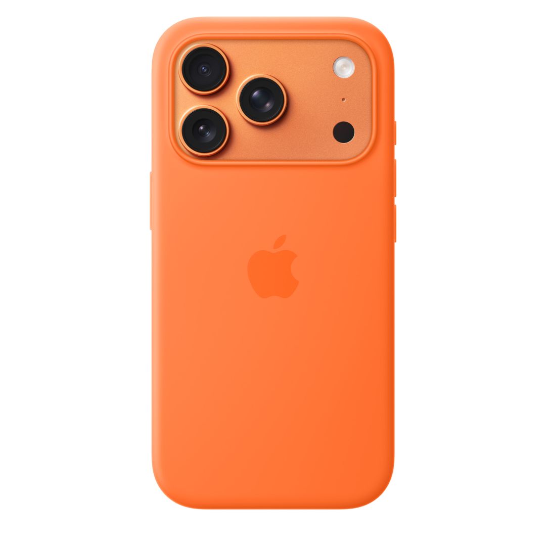 Apple iPhone 17 Pro Silicone Case with MagSafe Orange