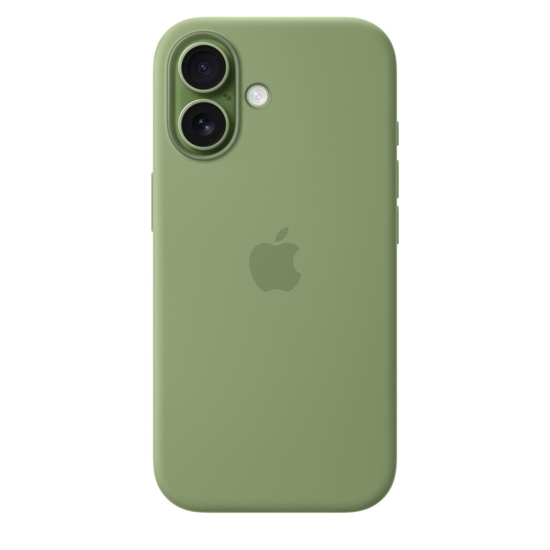 Apple iPhone 17 Silicone Case with MagSafe Light Moss
