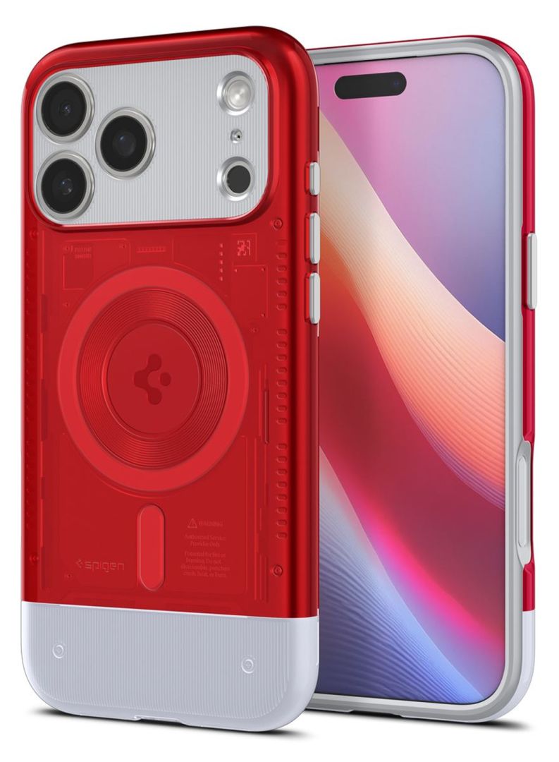 Spigen Classic C1 MagSafe case for iPhone 17 Pro Max Ruby
