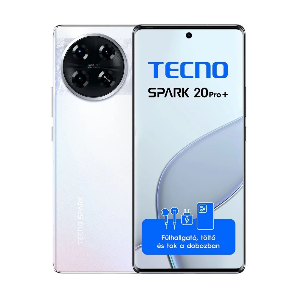 Tecno Spark 20 Pro+ LTE 256GB DualSIM Lunar Frost