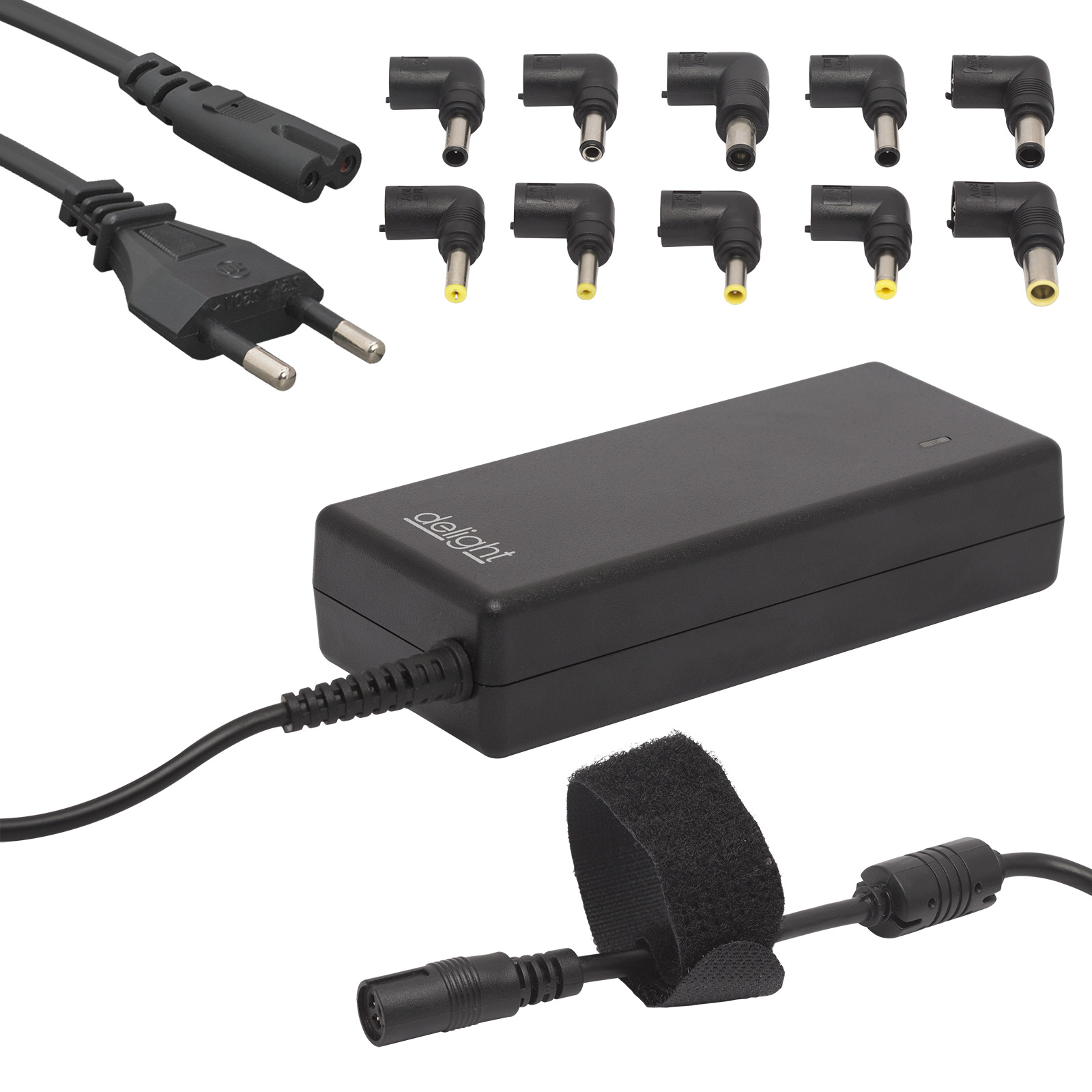 Delight 55360 12-24V / 6A 90W univerzális hálózati notebook töltő