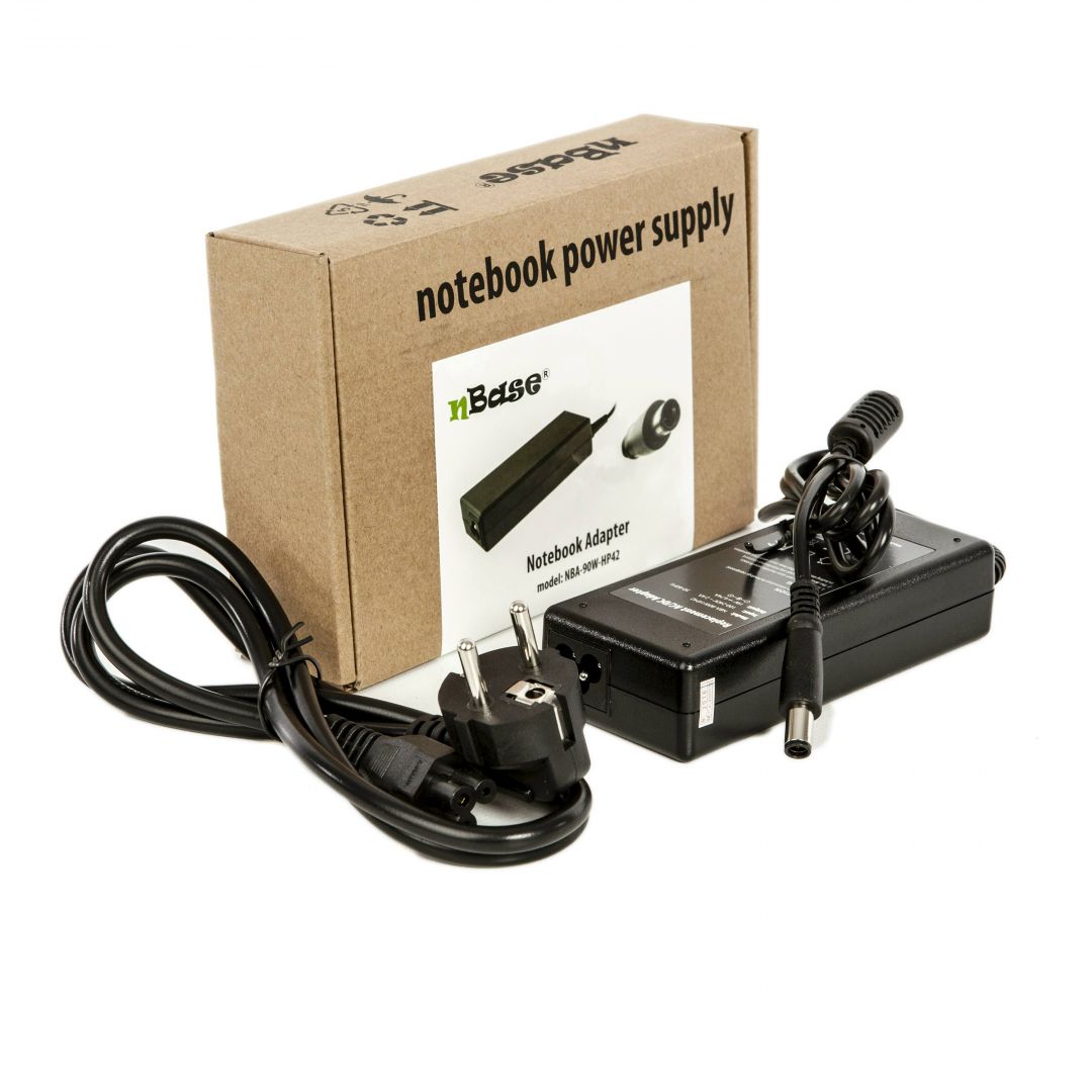 nBase NBA-90W-HP97 19,5V / 4,62A 90W 4,5x3mm HP hálózati notebook töltő