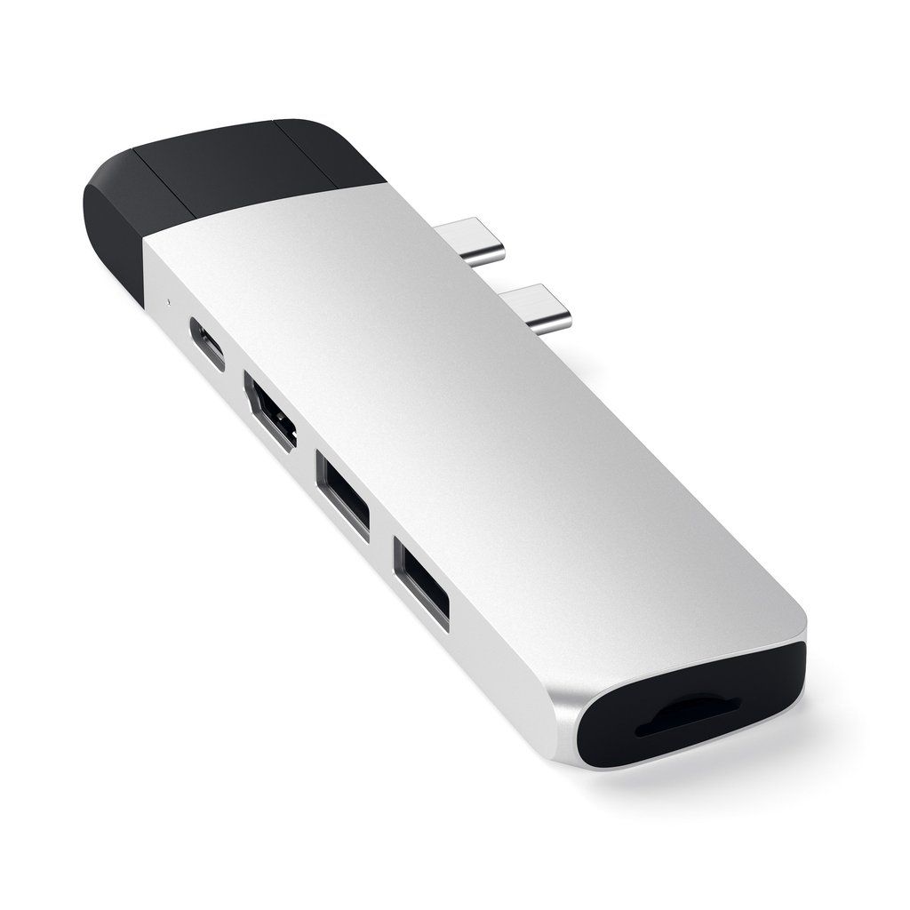 Satechi Type-C Pro Hub Adapter with Ethernet Silver