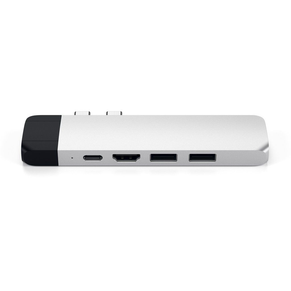 Satechi Type-C Pro Hub Adapter with Ethernet Silver