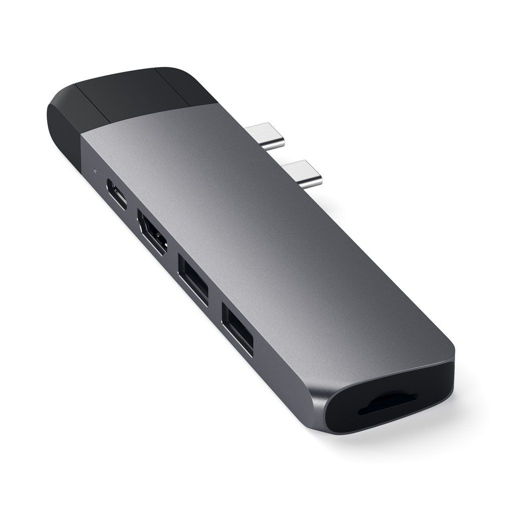 Satechi Type-C Pro Hub Adapter with Ethernet Space Gray