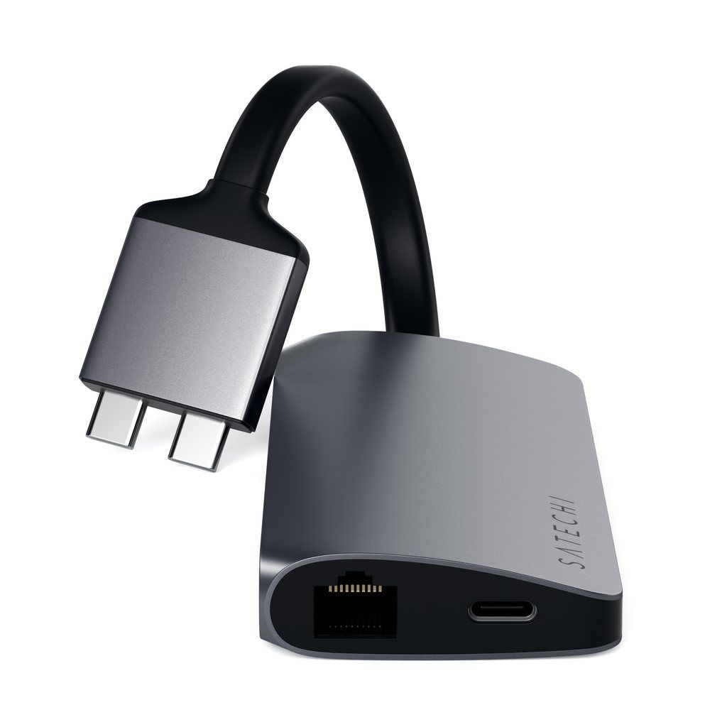 Satechi Type-C Dual Multimedia Adapter Space Gray