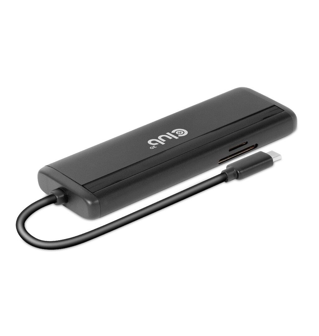 Club3D USB Gen 1 Type-C 8-in-1 MST Dual 4K60Hz Display Travel Dock