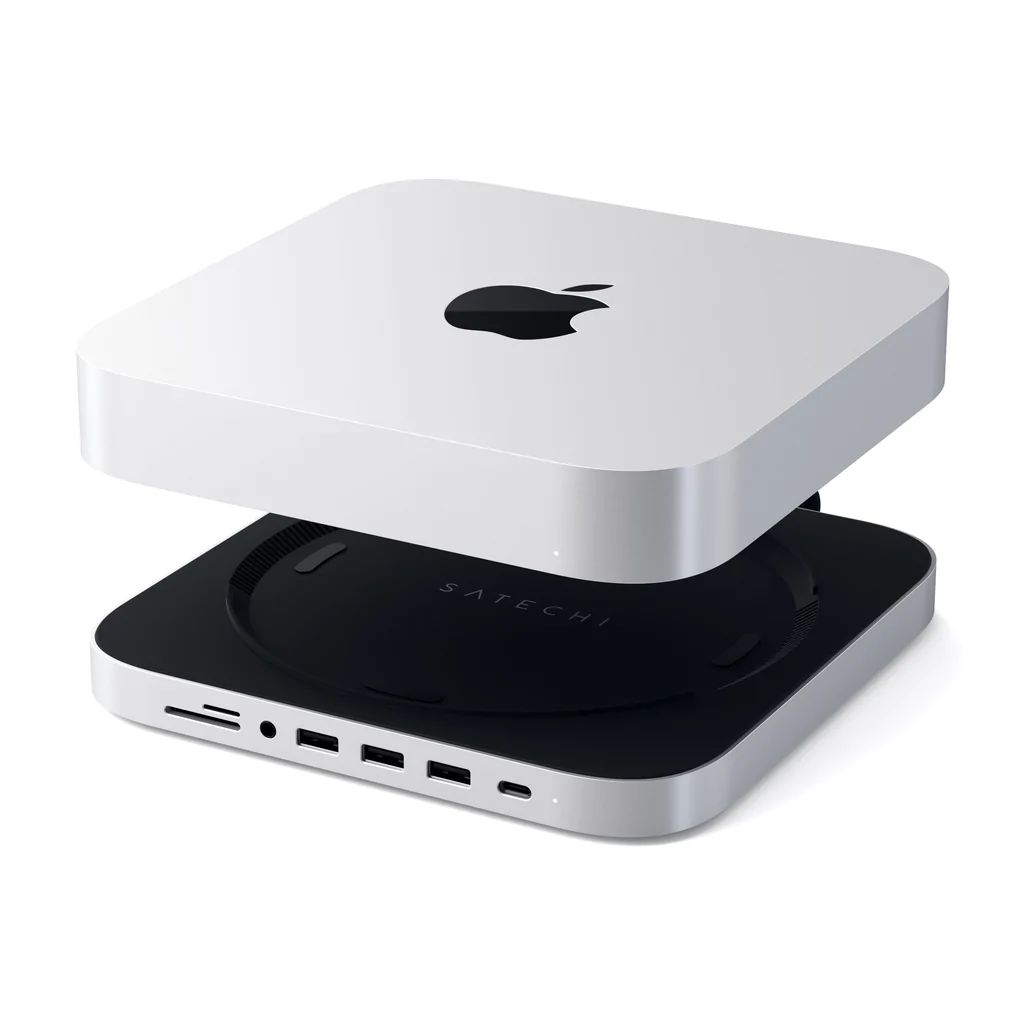 Satechi Type-C Stand and Hub for Mac Mini Silver