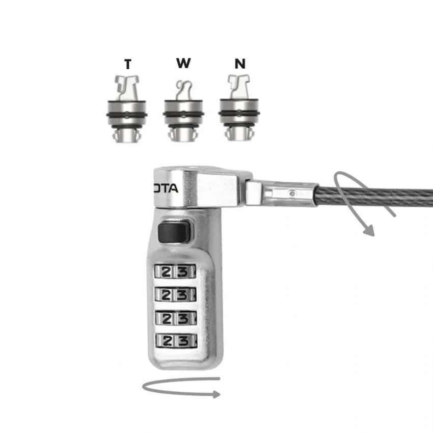 Dicota Laptop Lock Combination Universal Preset Code