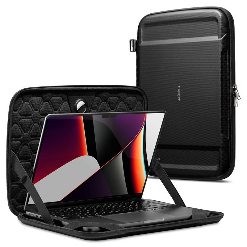 Spigen Rugged Armor Pro, black - MacBook Pro 16