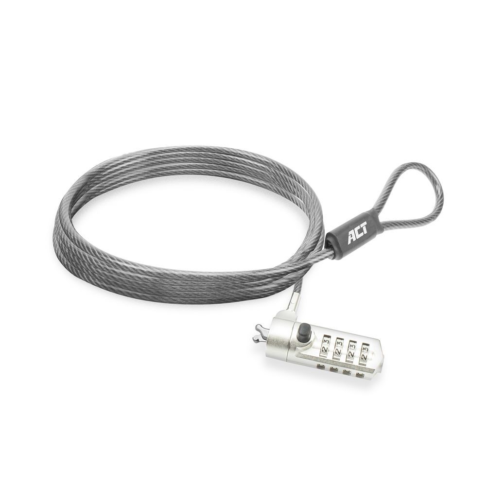 ACT AC9035 Wedge Laptop Lock with combination lock