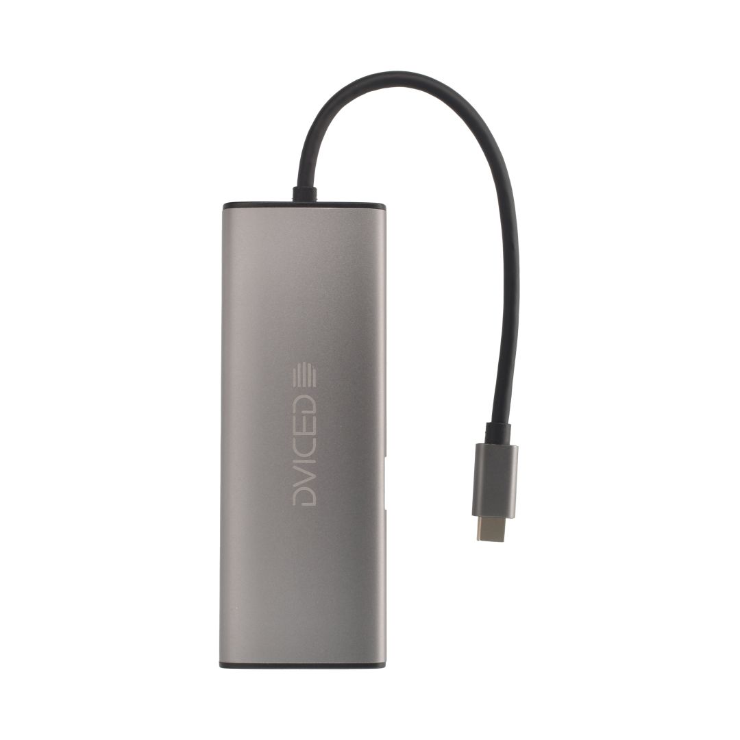 Dviced DV300003 Type-C 9-in-1 HUB Gray